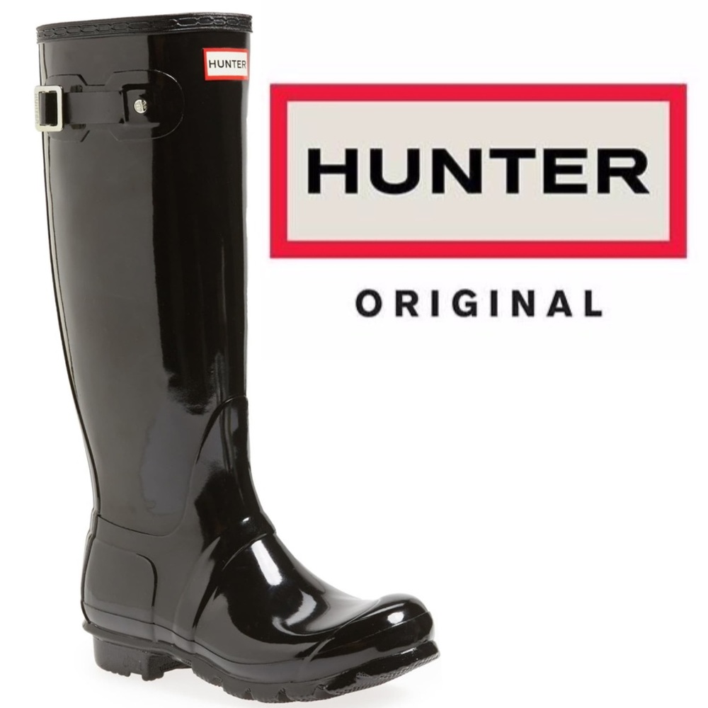 HUNTER Adjustable Back Rain Boots